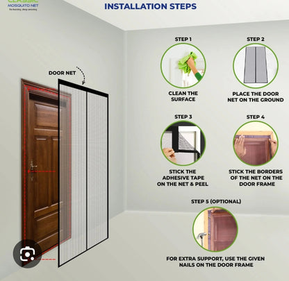 Magnetic Mosquito Door Net