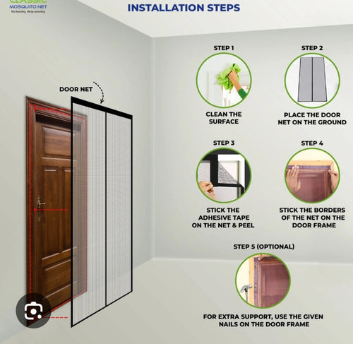 Magnetic Mosquito Door Net