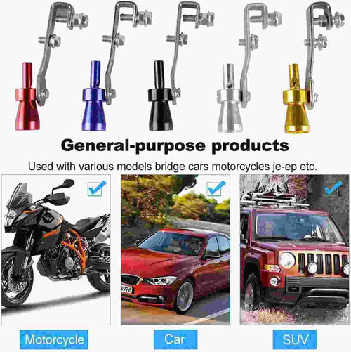 Medium Universal Turbo Sound Noise Exhaust Muffler💥